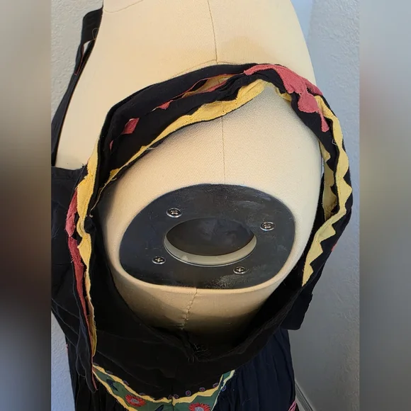 SALE NWT Black Multicolor Carolina K Maxi Dress - Picture 10 of 14